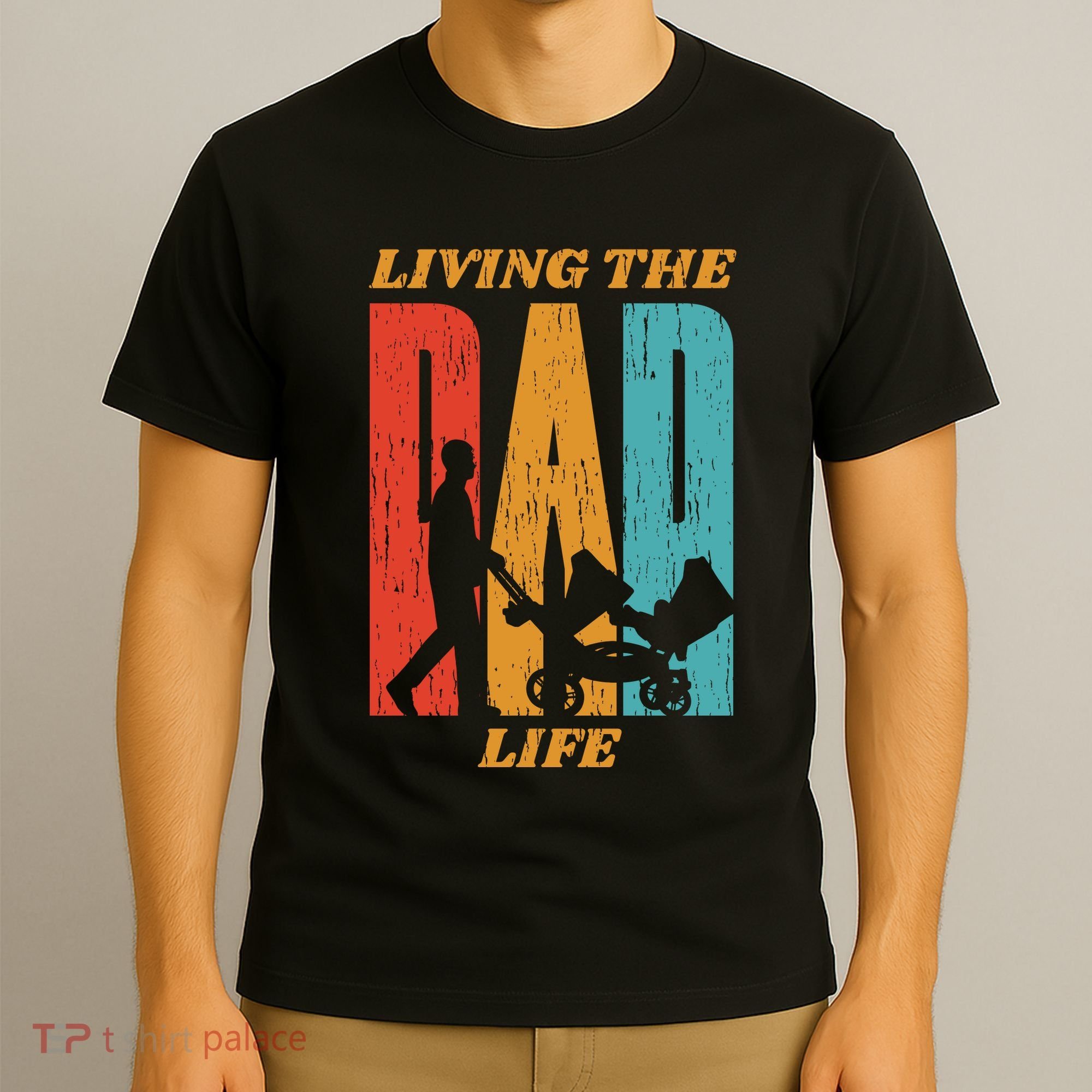 Living The Dad Life Retro T-Shirt