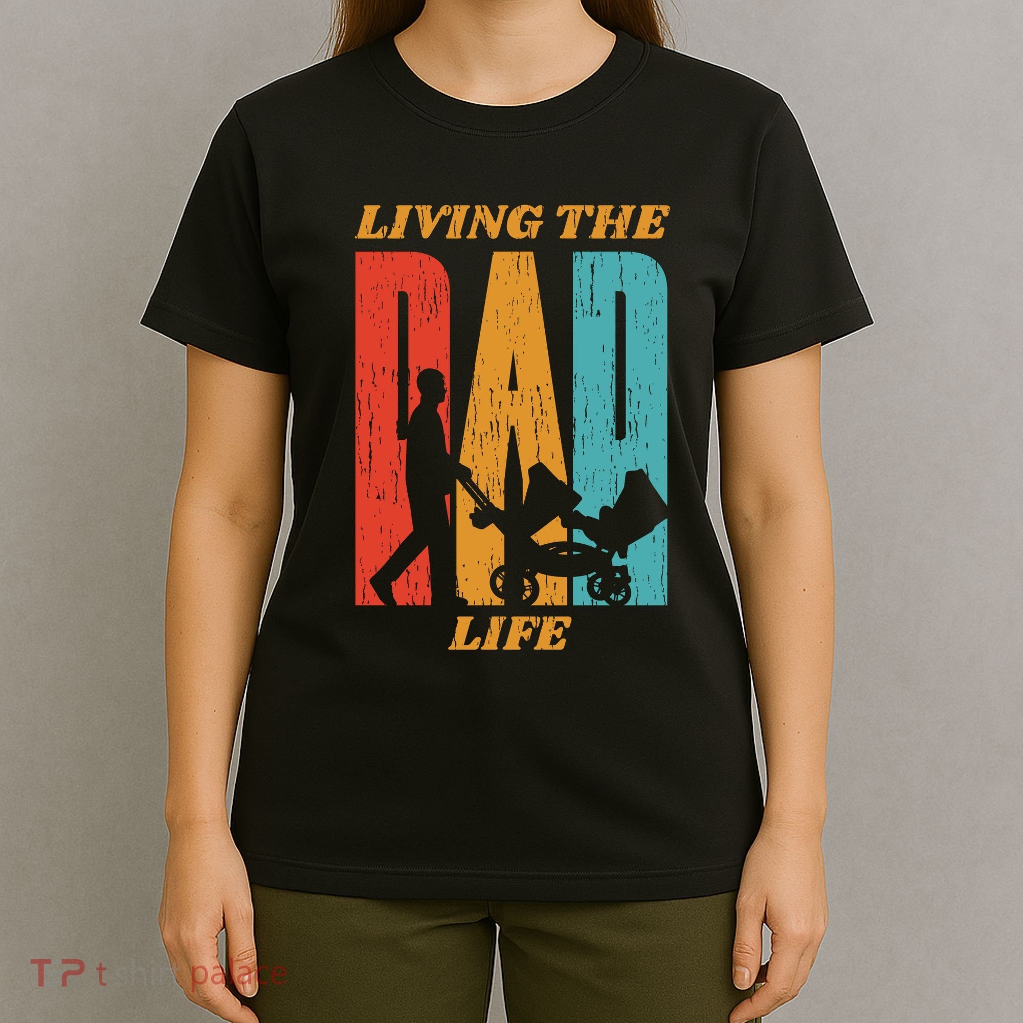 Living The Dad Life Retro T-Shirt