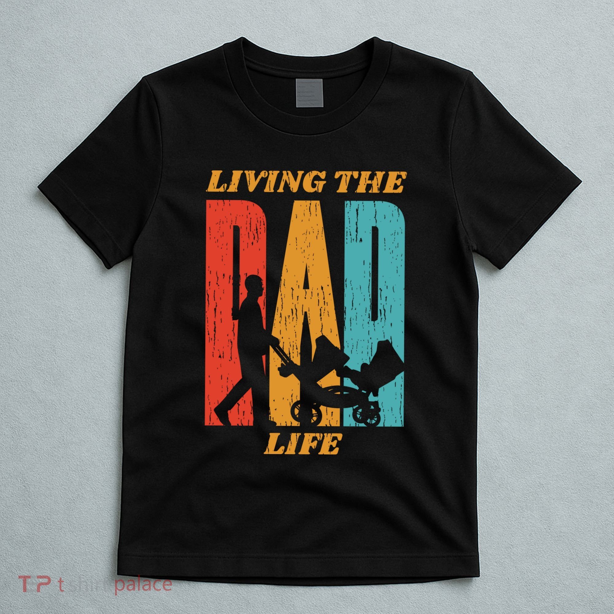 Living The Dad Life Retro T-Shirt