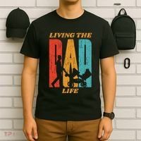 Living The Dad Life Retro T-Shirt thumb 6