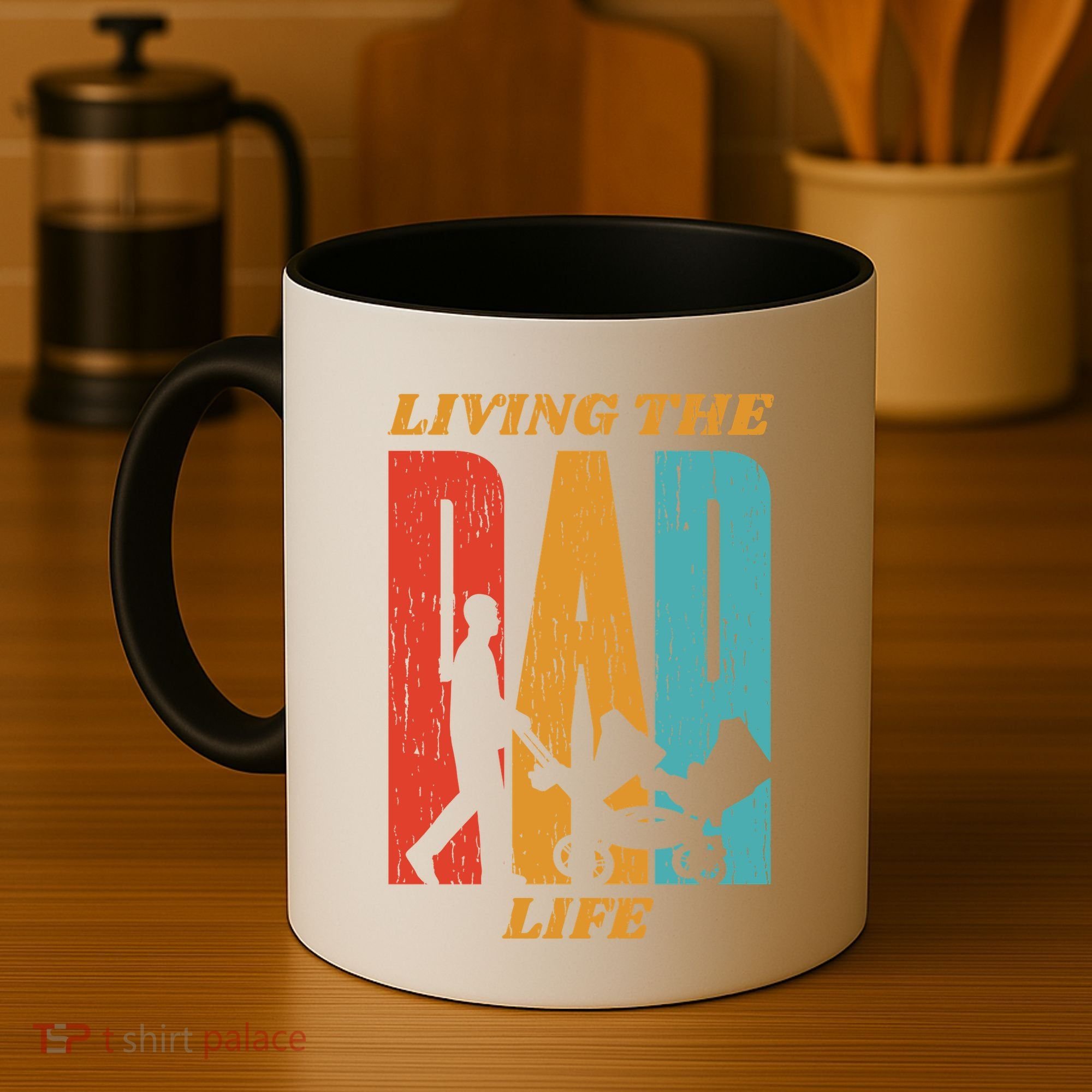 Living The Dad Life Retro Coffee Mug
