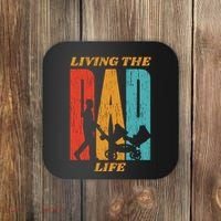 Living The Dad Life Retro Coaster thumb 0