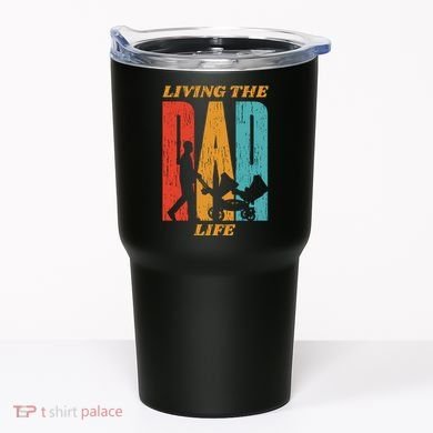 Living The Dad Life Retro Tumbler