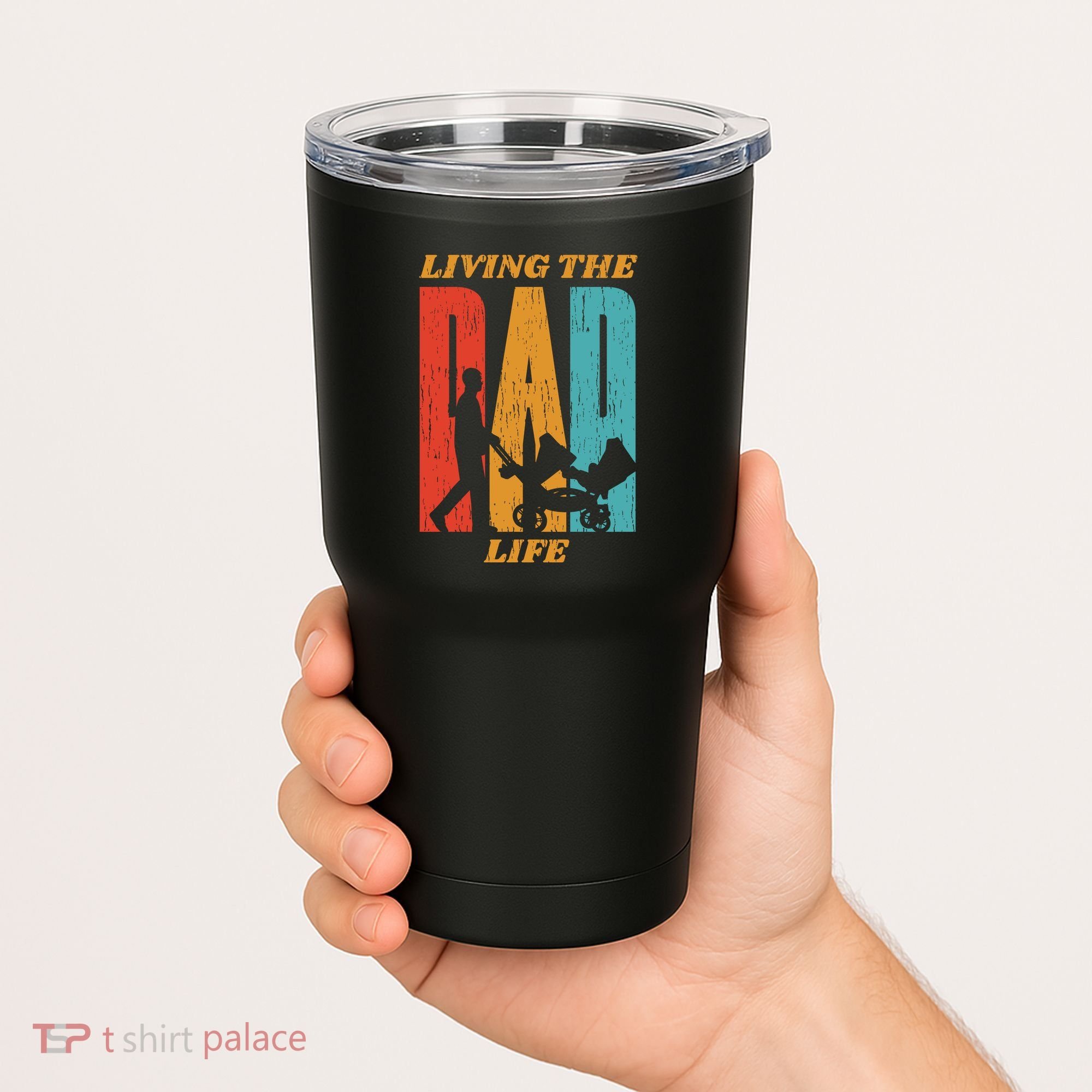 Living The Dad Life Retro Tumbler