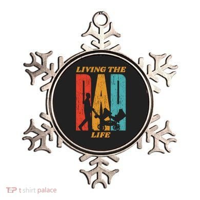 Living The Dad Life Retro Ornament