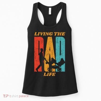 Living The Dad Life Retro Women's Tank Top