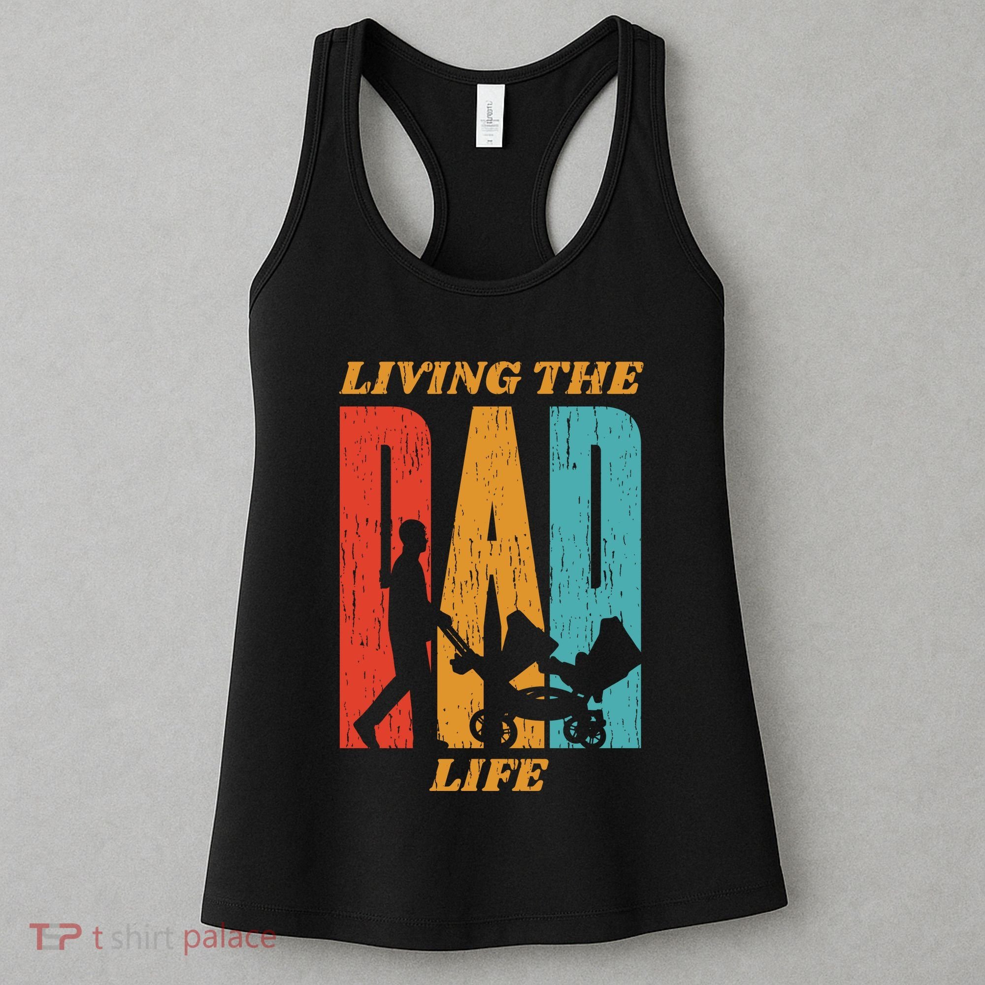 Living The Dad Life Retro Women's Tank Top