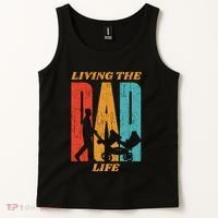 Living The Dad Life Retro Tank Top thumb 2