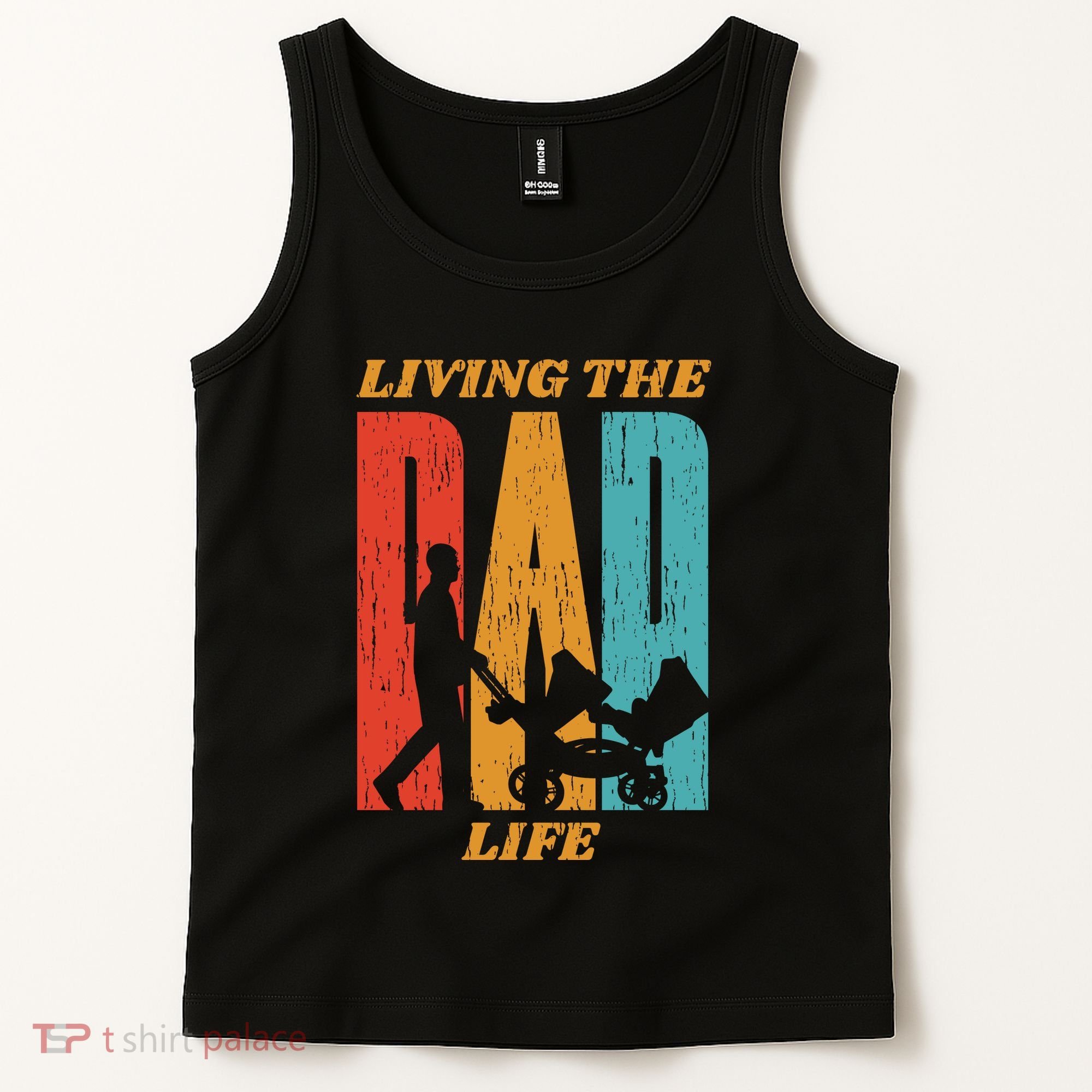 Living The Dad Life Retro Tank Top