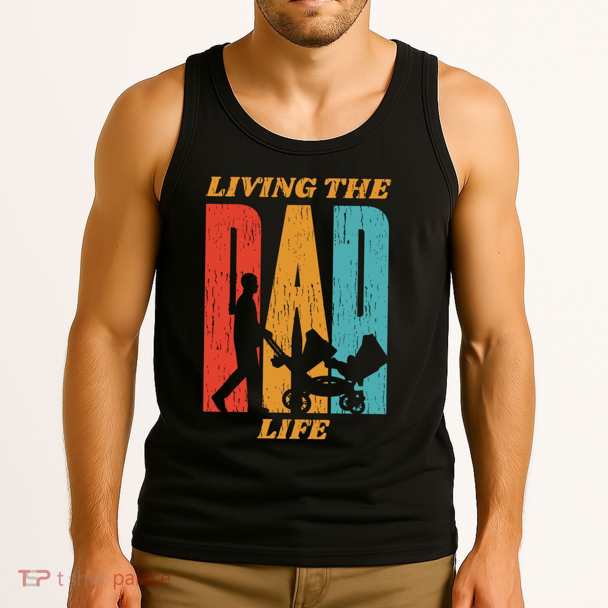 Living The Dad Life Retro Tank Top