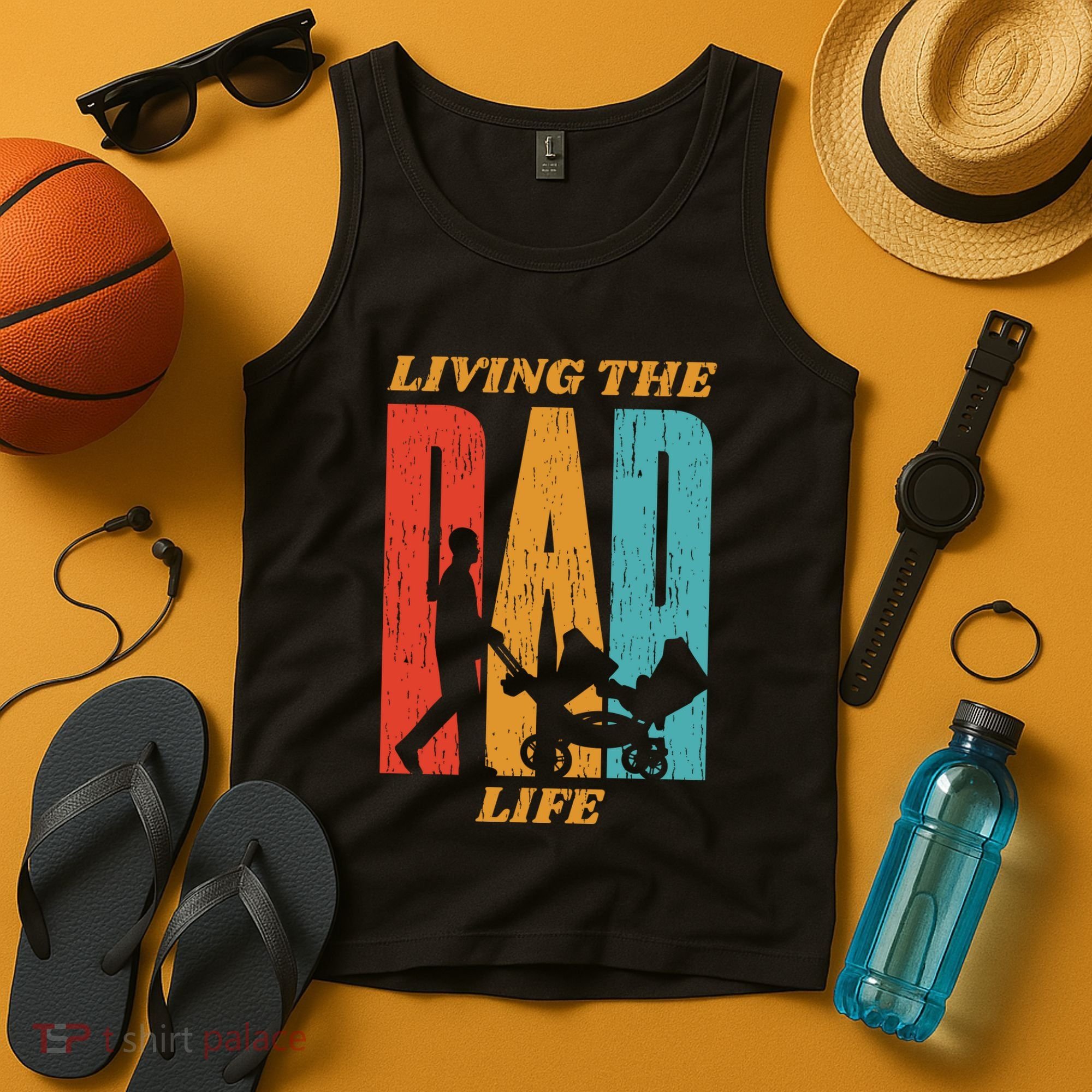Living The Dad Life Retro Tank Top