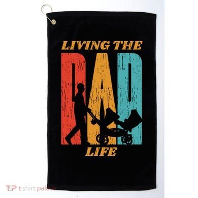 Living The Dad Life Retro Golf Towel