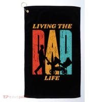Living The Dad Life Retro Golf Towel thumb 0