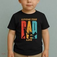 Living The Dad Life Retro Toddler T-Shirt thumb 2