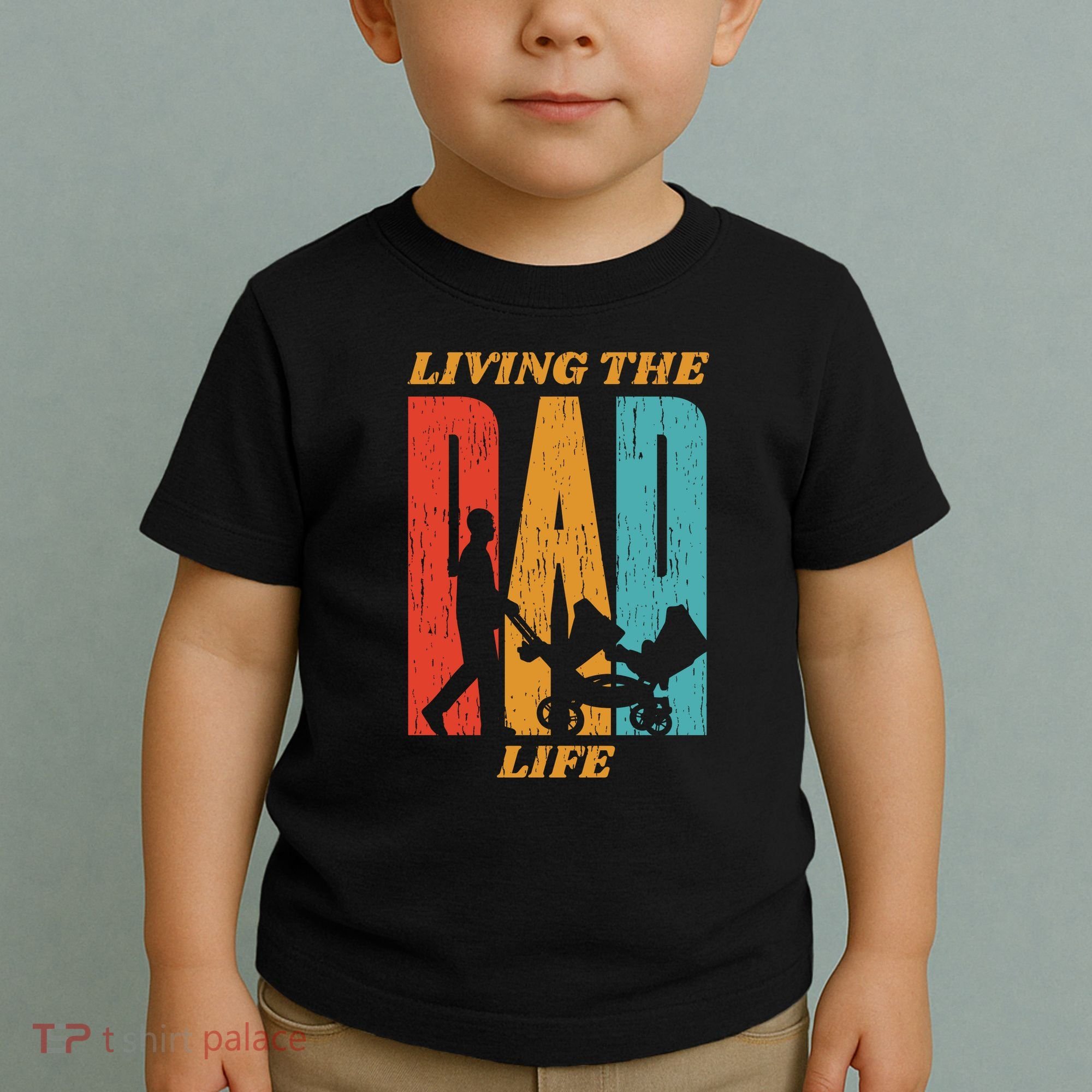 Living The Dad Life Retro Toddler T-Shirt