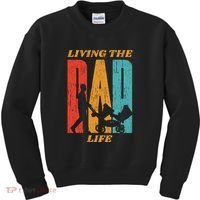Living The Dad Life Retro Kids Sweatshirt thumb 0