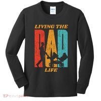 Living The Dad Life Retro Kids Long Sleeve Shirt thumb 0