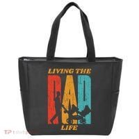 Living The Dad Life Retro Tote Bag thumb 0