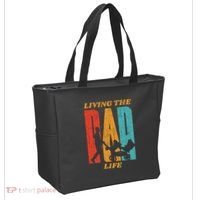 Living The Dad Life Retro Tote Bag thumb 2