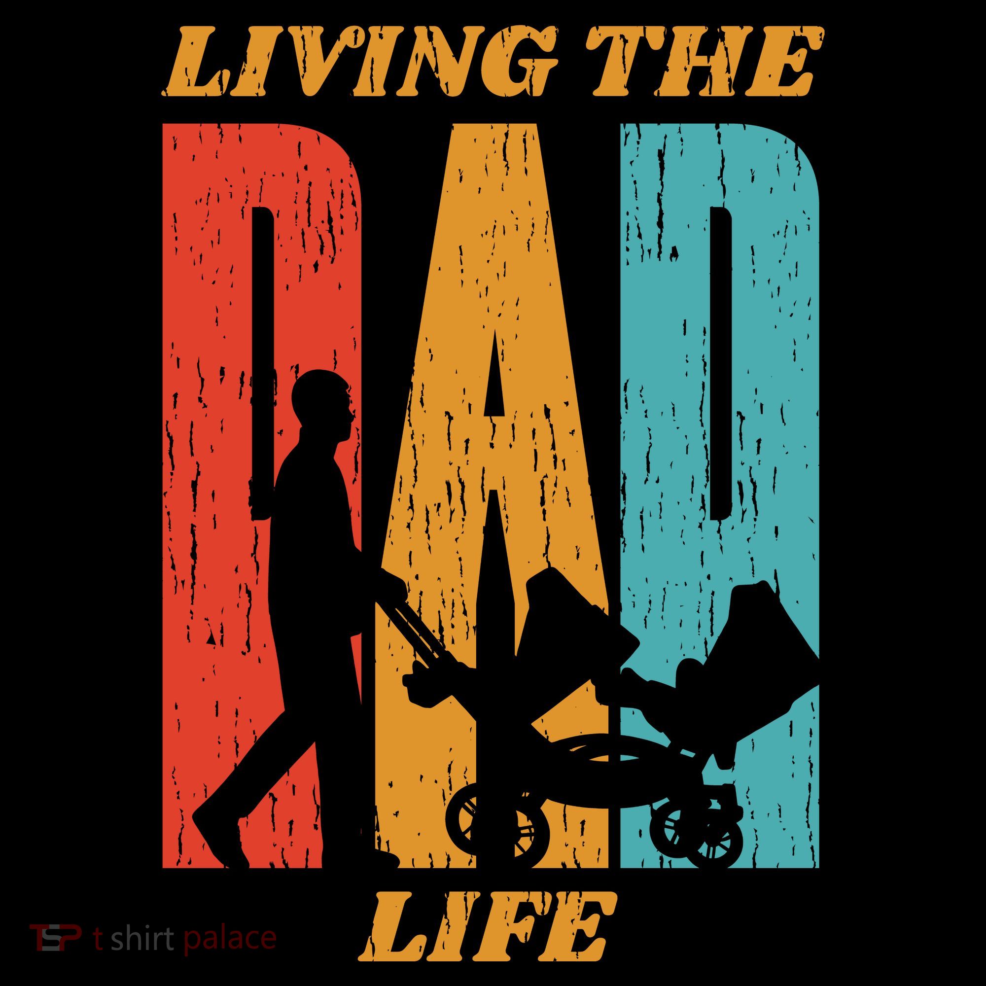 Living The Dad Life Retro Tote Bag