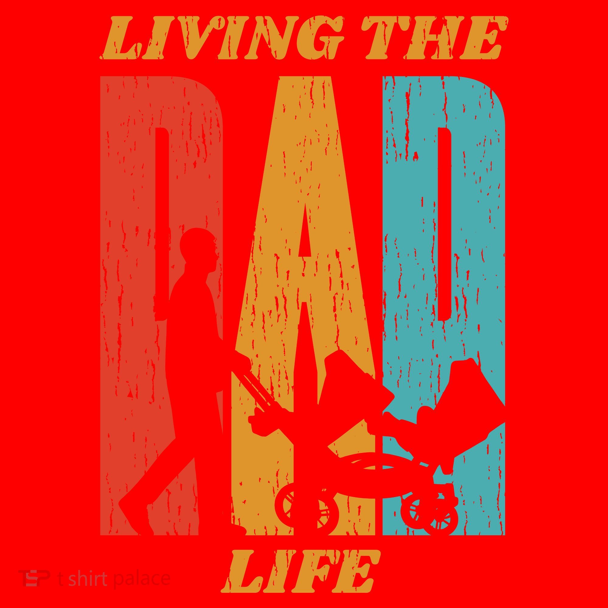 Living The Dad Life Retro Santa Hat