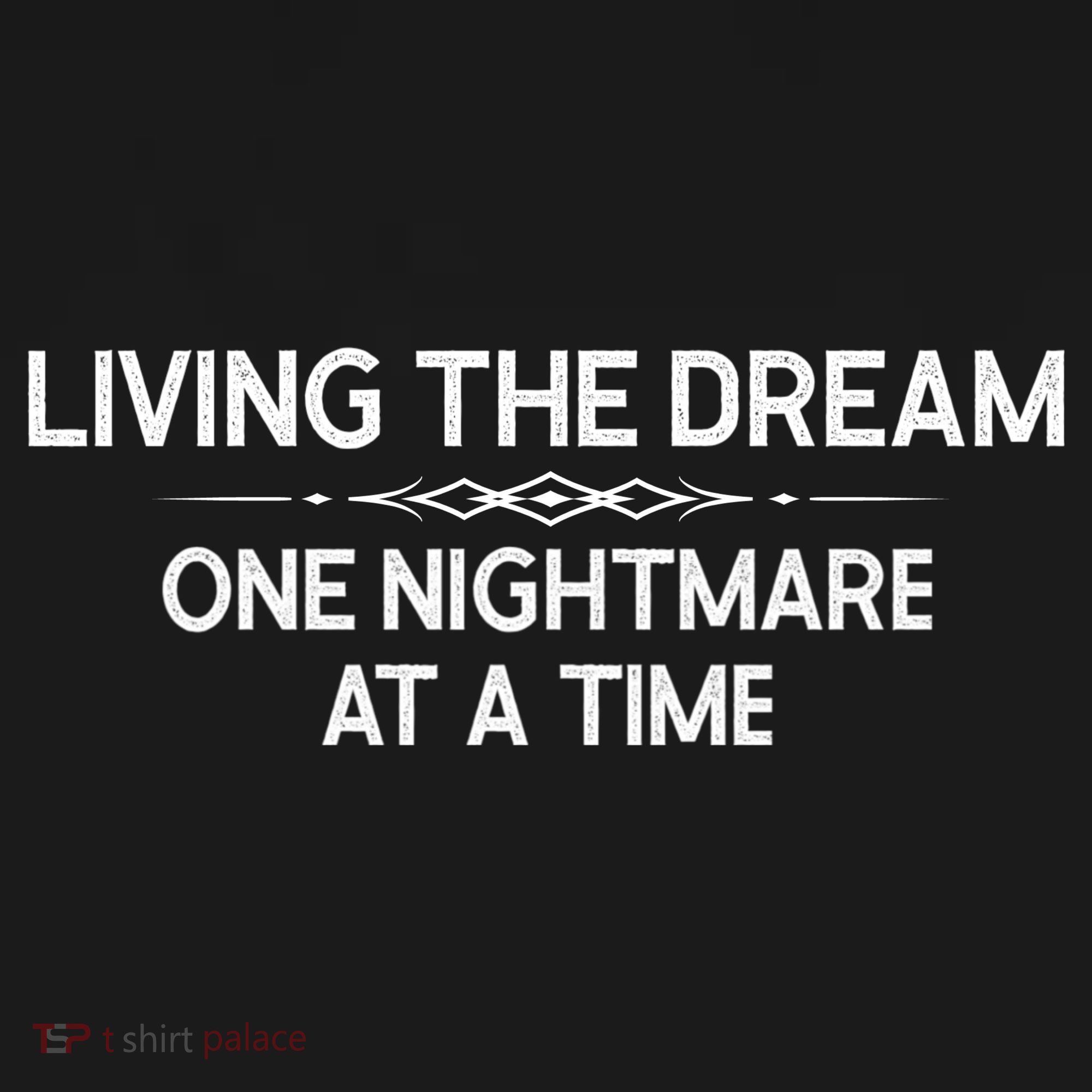 Living The Dream One Nightmare At A Time Funny Coaster