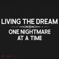 Living The Dream One Nightmare At A Time Funny Tote Bag thumb 4