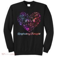 LOVE Tie Dye Heart Respiratory Therapist RT Nurse Nursing Sweatshirt thumb 0