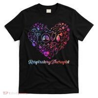 LOVE Tie Dye Heart Respiratory Therapist RT Nurse Nursing T-Shirt thumb 0