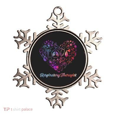 LOVE Tie Dye Heart Respiratory Therapist RT Nurse Nursing Ornament