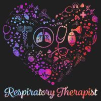 LOVE Tie Dye Heart Respiratory Therapist RT Nurse Nursing Hat thumb 2