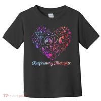 LOVE Tie Dye Heart Respiratory Therapist RT Nurse Nursing Toddler T-Shirt thumb 0