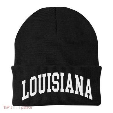 Louisiana Throwback Design Print Classic Beanie