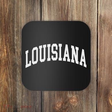 Louisiana Throwback Design Print Classic Coaster