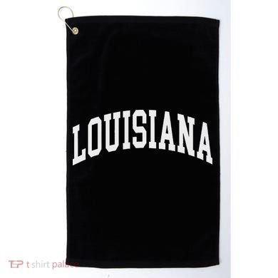 Louisiana Throwback Design Print Classic Golf Towel