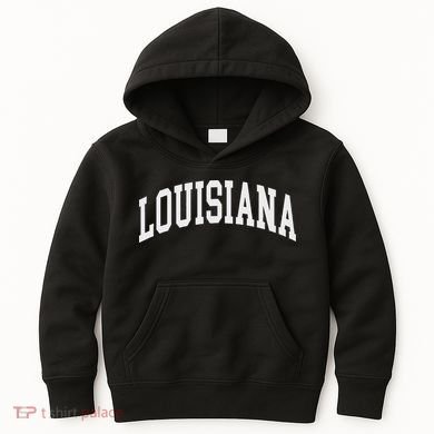 Louisiana Throwback Design Print Classic Kids Hoodie