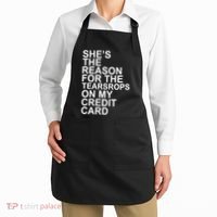 London The Eras Shes The Reason On My Credit Card Apron thumb 2