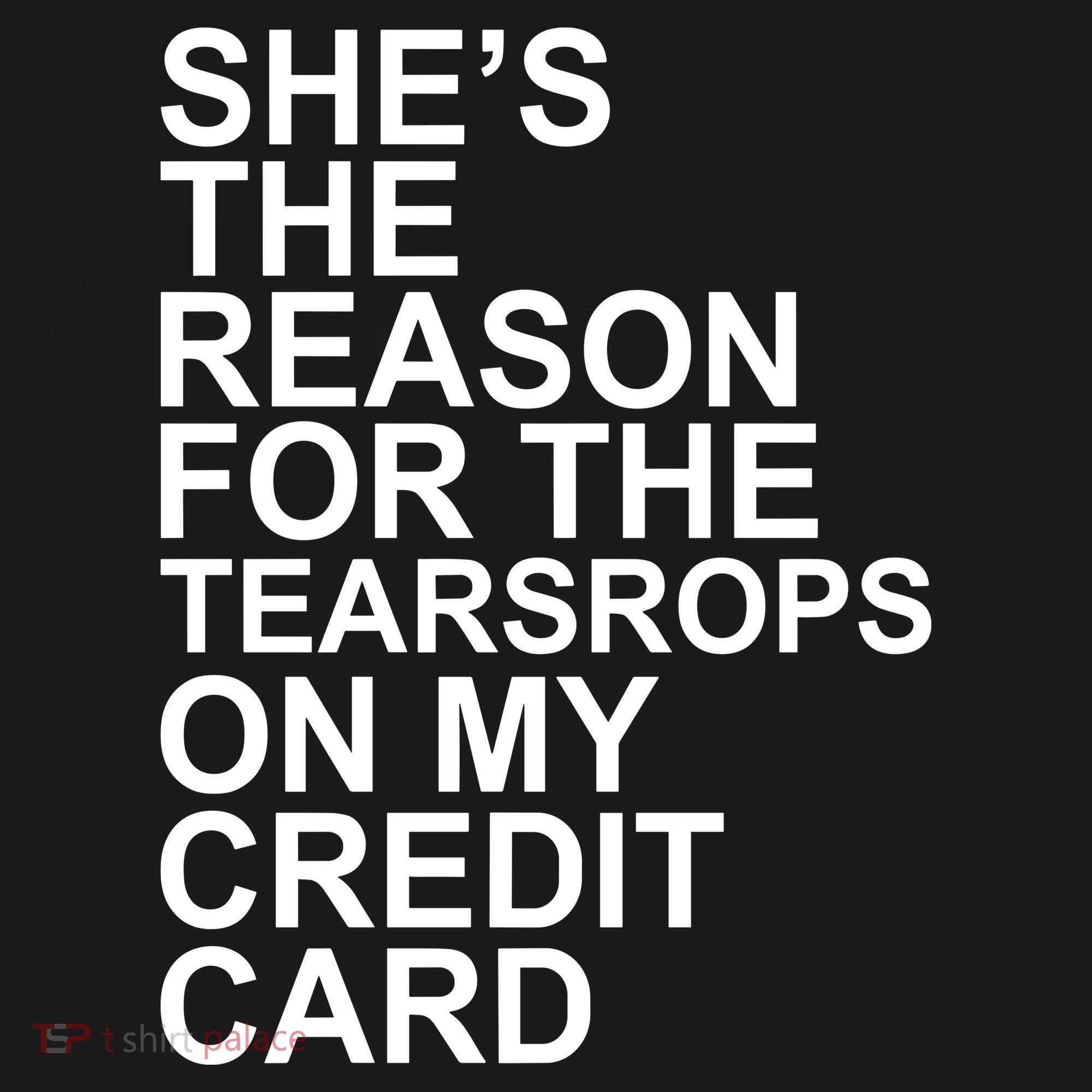 London The Eras Shes The Reason On My Credit Card T-Shirt