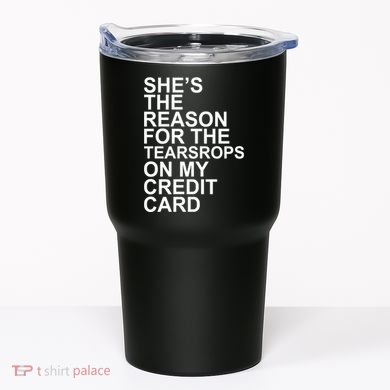 London The Eras Shes The Reason On My Credit Card Tumbler