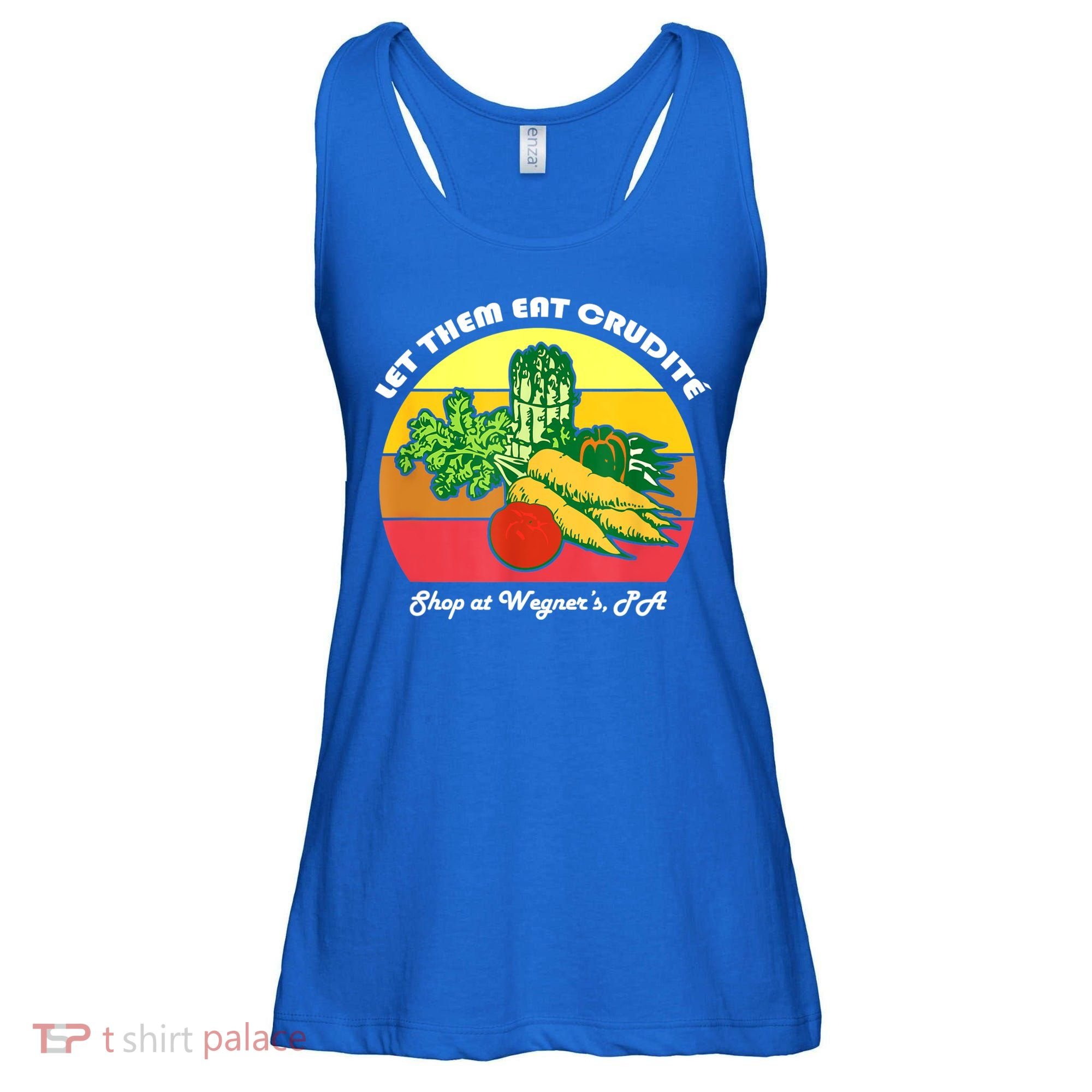 Let Them Eat Crudite Wegner's Meme Ladies Essential Flowy Tank