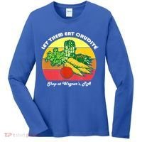 Let Them Eat Crudite Wegner's Meme Women's Long Sleeve Shirt thumb 0