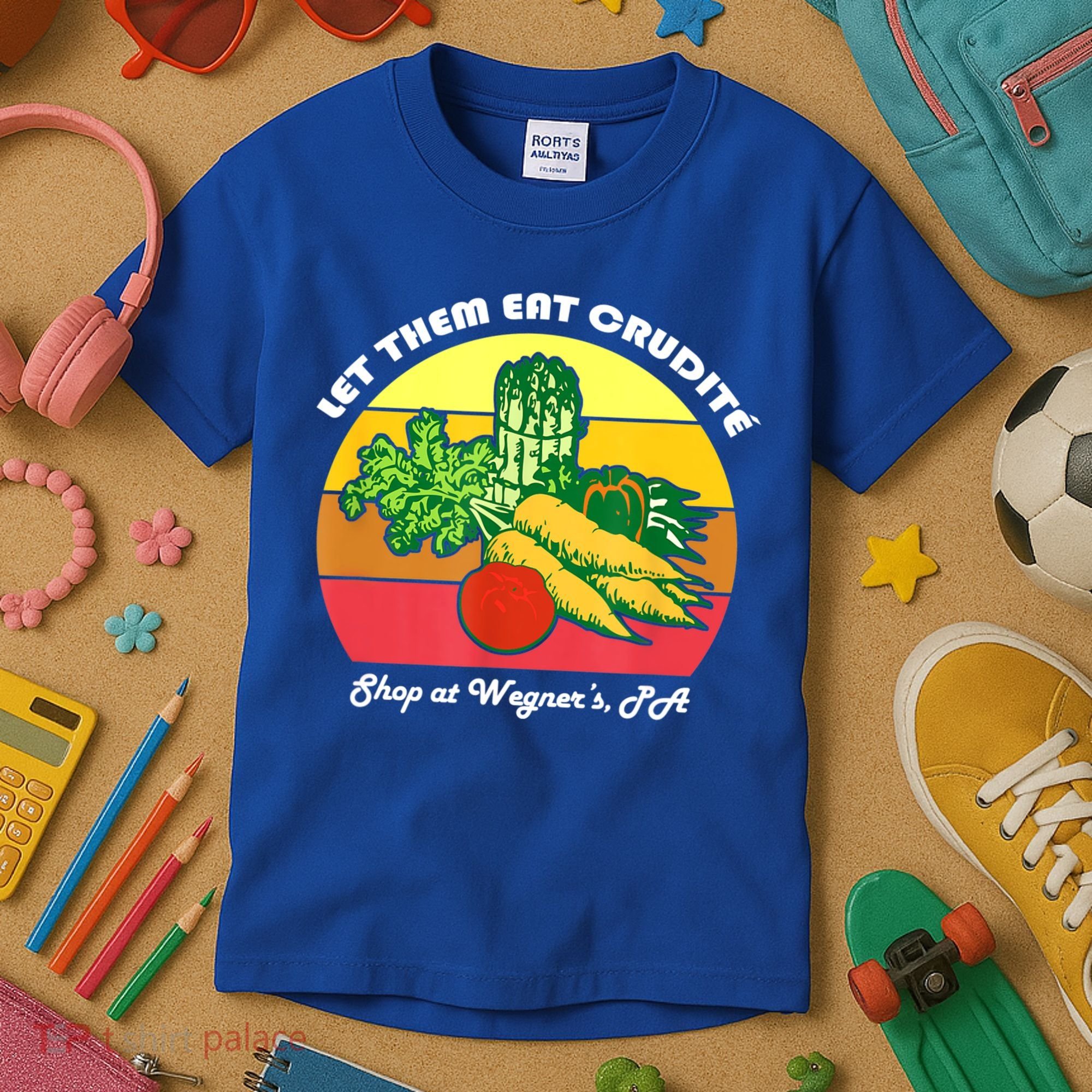 Let Them Eat Crudite Wegner's Meme Kids T-Shirt