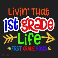 Livin That First Grade Life First Grade Rocks 1St Grade Gift Beanie thumb 2