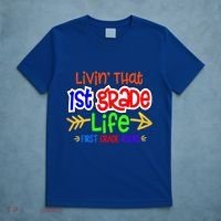 Livin That First Grade Life First Grade Rocks 1St Grade Gift T-Shirt thumb 5