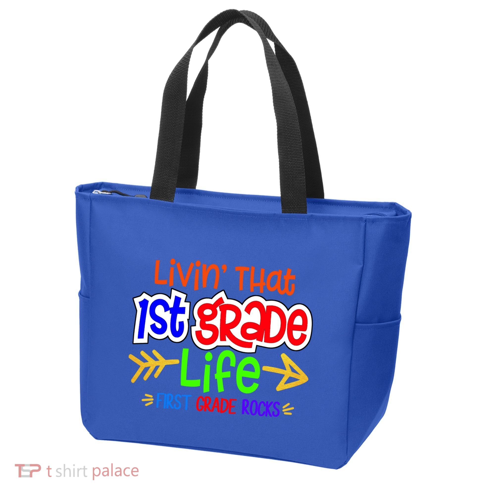 Livin That First Grade Life First Grade Rocks 1St Grade Gift Tote Bag