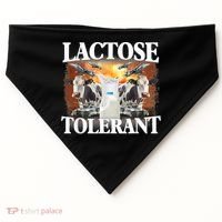 Lactose Tolerant Funny Trending Meme USA-Made Doggie Bandana thumb 0