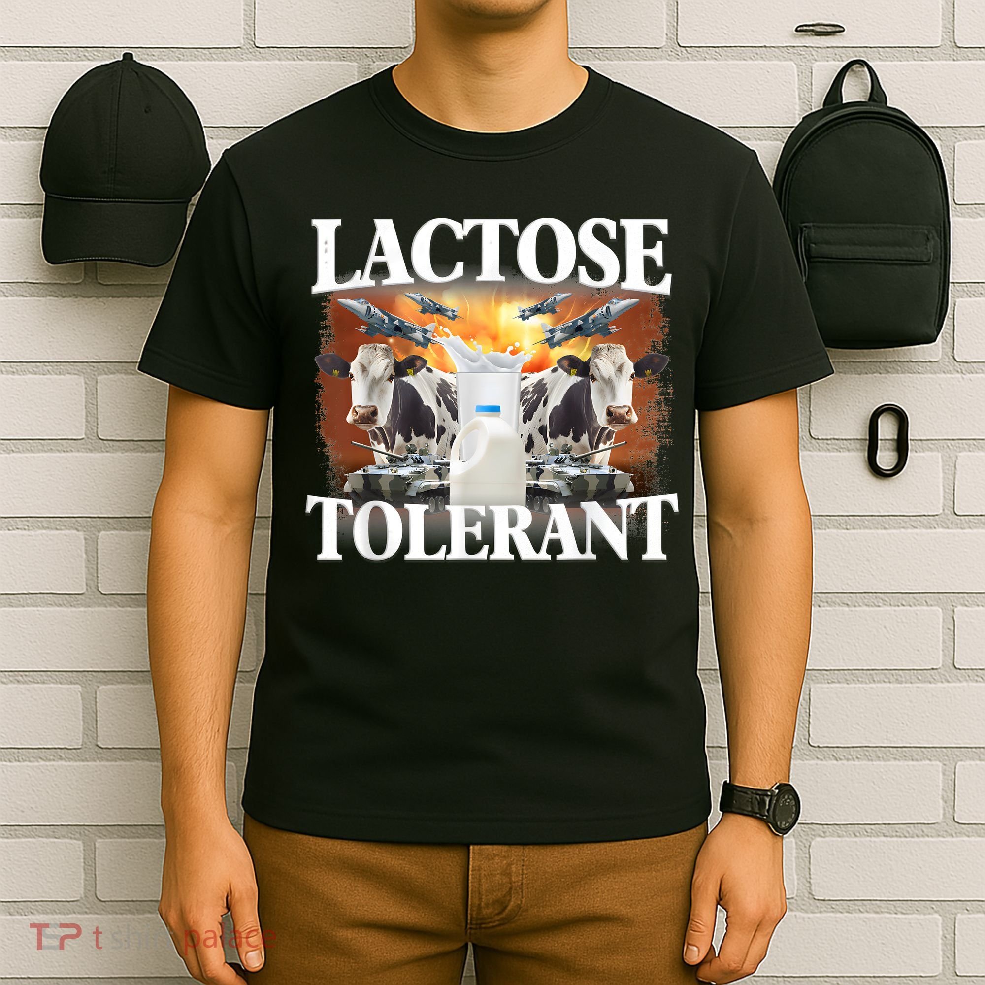 Lactose Tolerant Funny Trending Meme T-Shirt