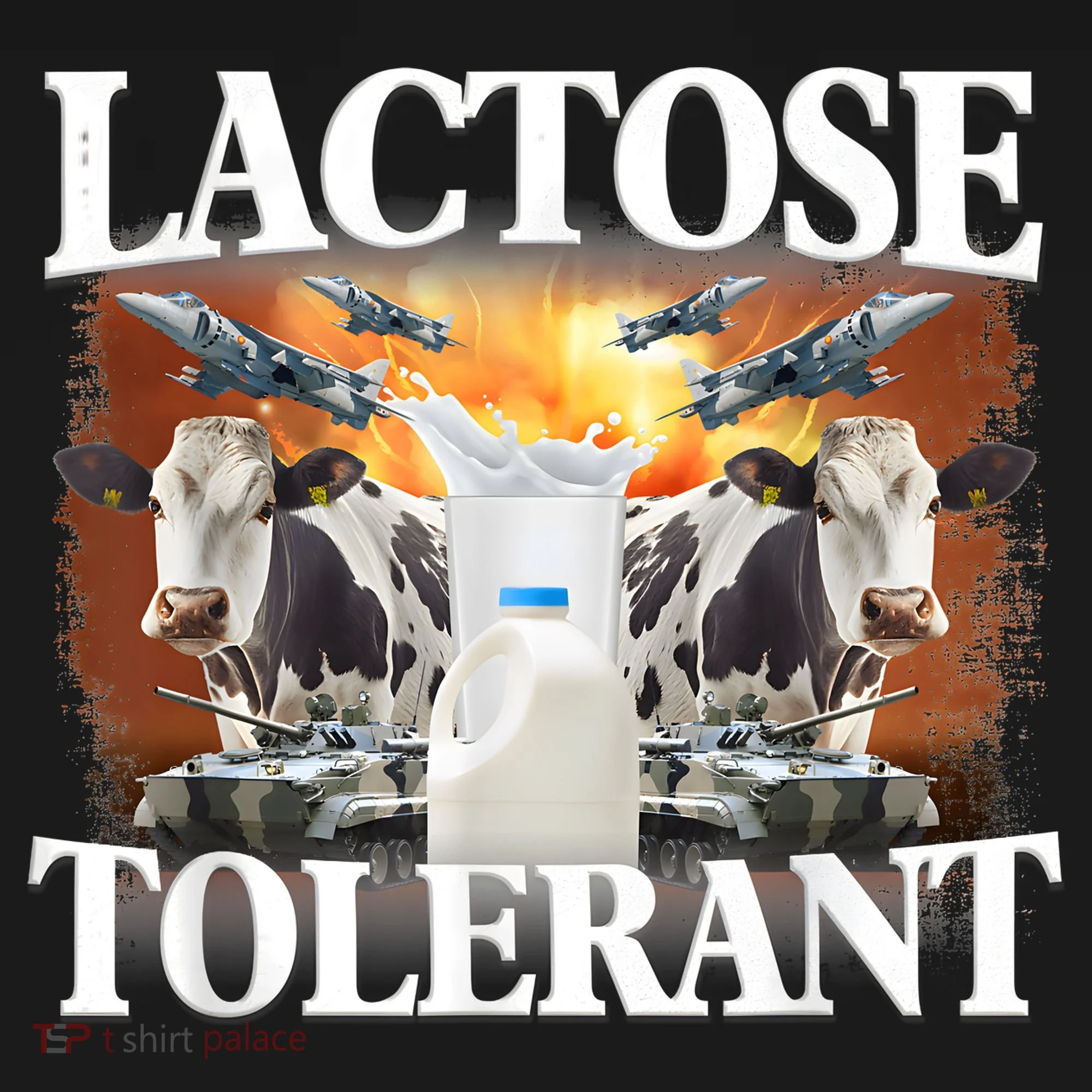 Lactose Tolerant Funny Trending Meme Coaster