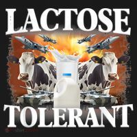 Lactose Tolerant Funny Trending Meme Pajama Set thumb 2
