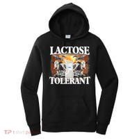 Lactose Tolerant Funny Trending Meme Women's Hoodie thumb 0